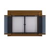 Fireplace Glass Doors Clairmont Medium Heritage Brass CM-3011HE